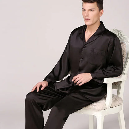 Silk Satin Pajamas for Men