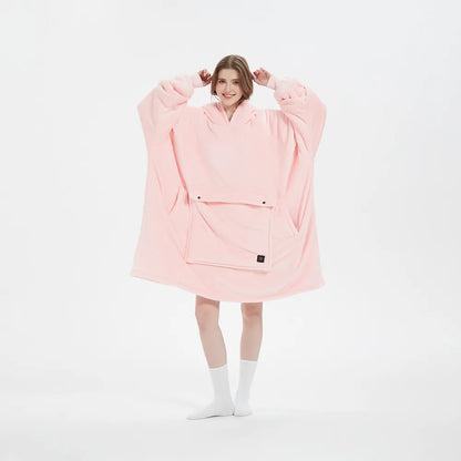 Winter Wearable Blanket Hoodie