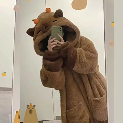 Adult Capybara Cosplay Halloween Costume