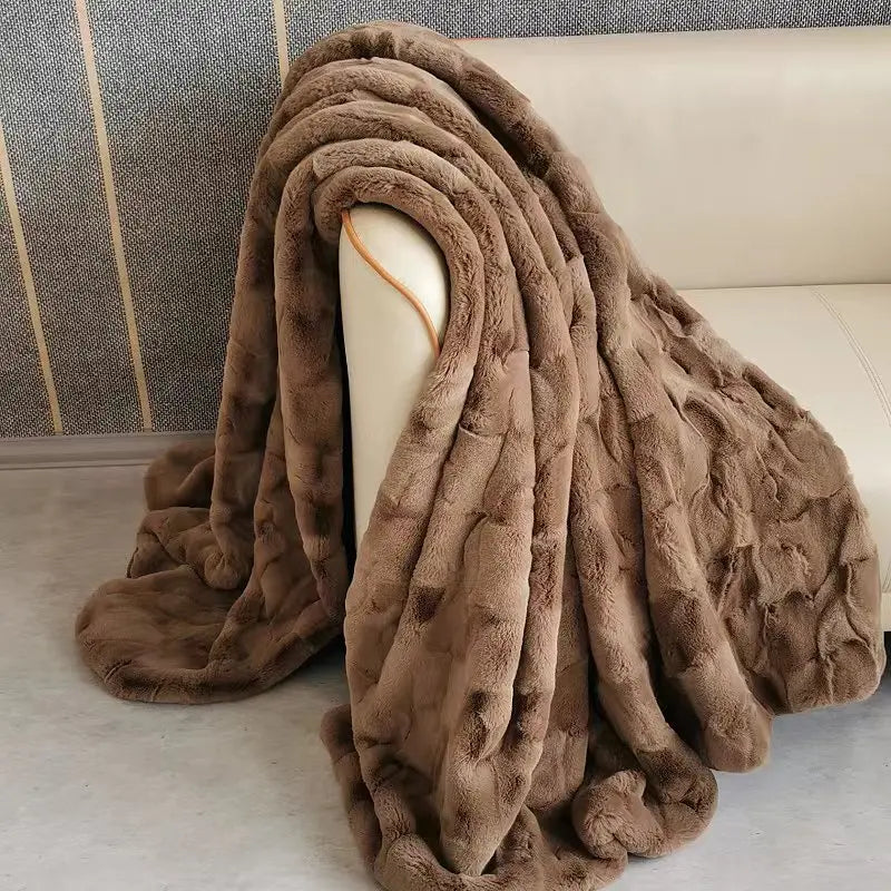 Faux Fur Mink Blankets