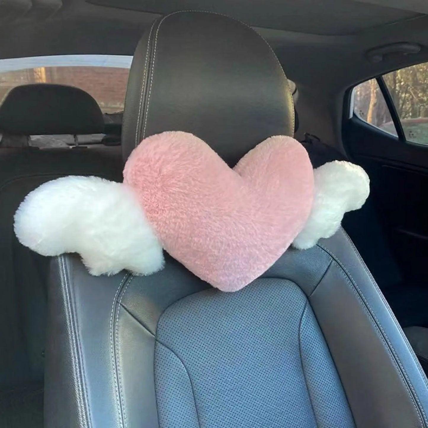 Novelty Car Headrest Plush Pillow