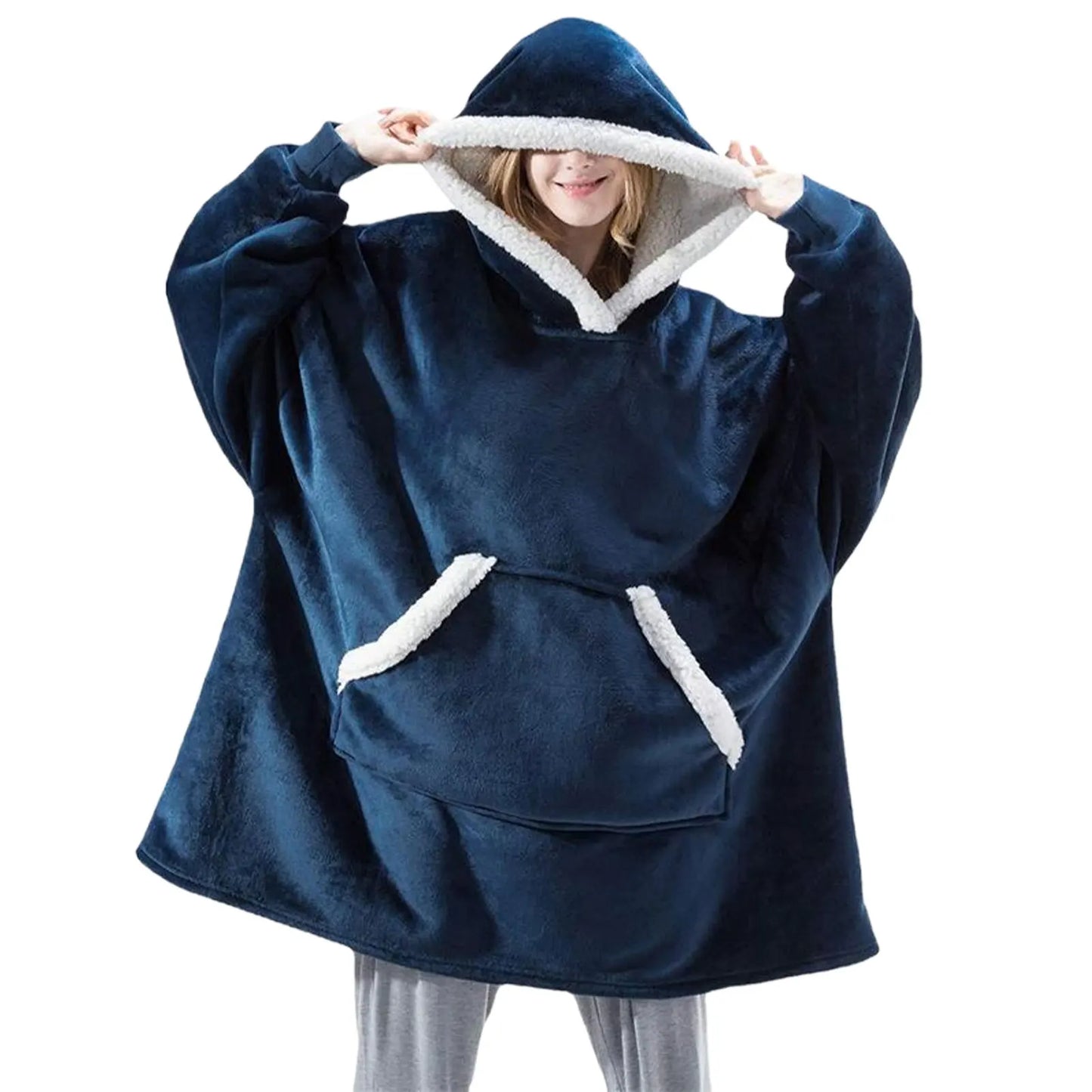 Wearable Blanket Hoodie Women and Men