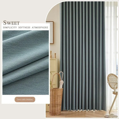 Modern Chenille Living Room Curtains