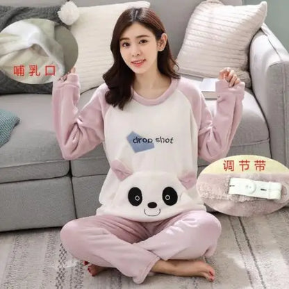 Autumn Long Sleeve flannel Maternity Clothing