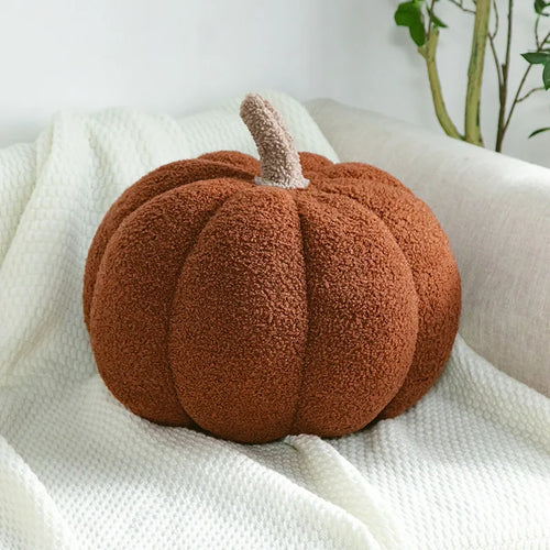 Luxury Woody Pumpkin Shaped Pillow