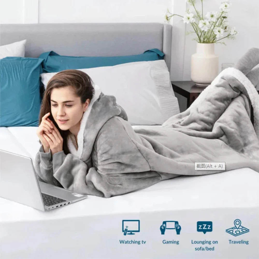 Extra Long Wearable Blankets