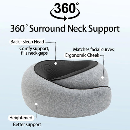 Portable U-shaped Travel Pillow