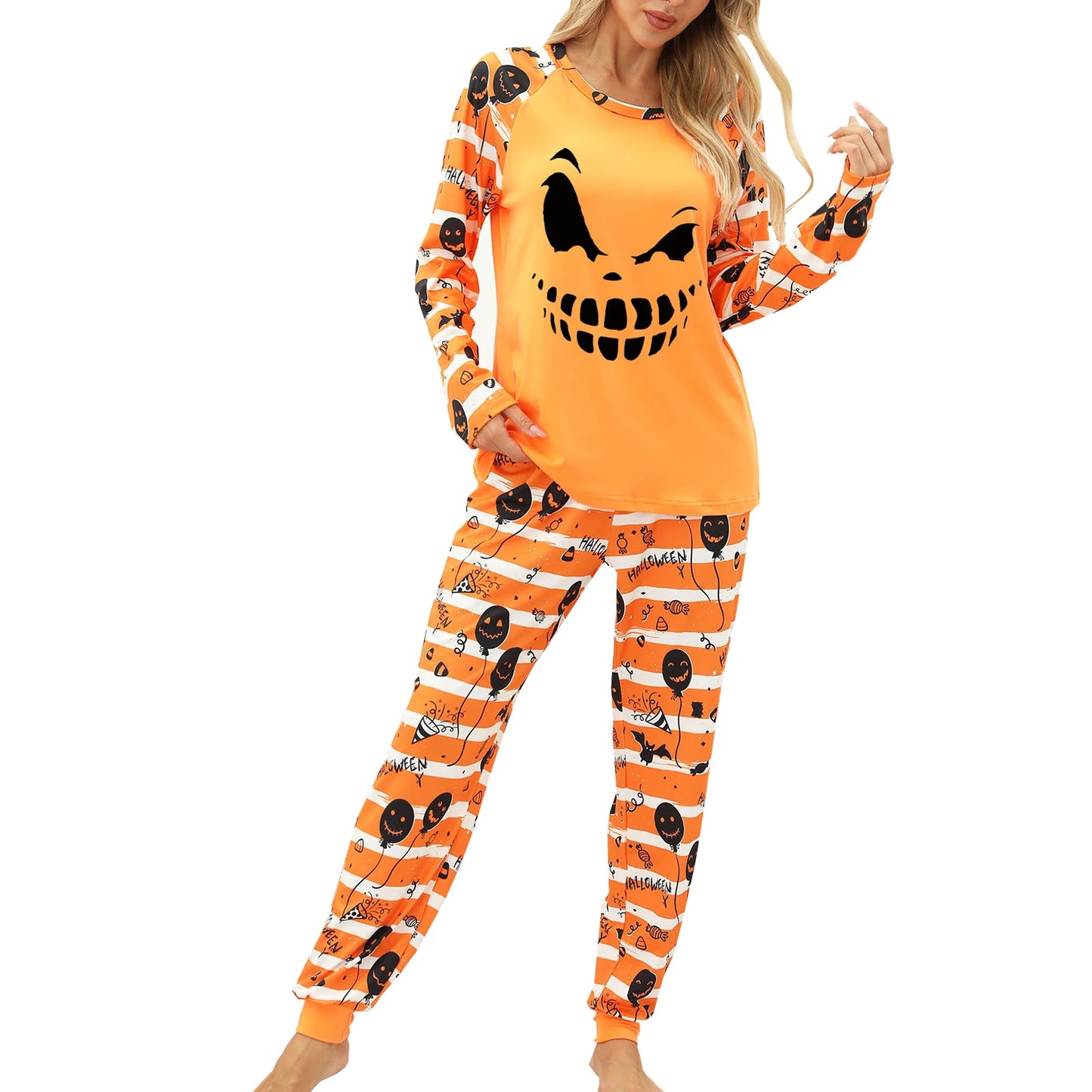 Women's Halloween Pajamas Set