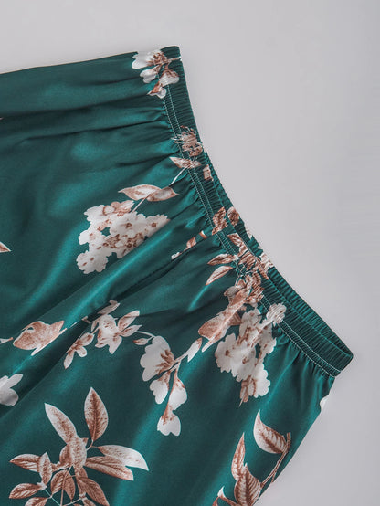 Women's Satin Silk Pajama Set