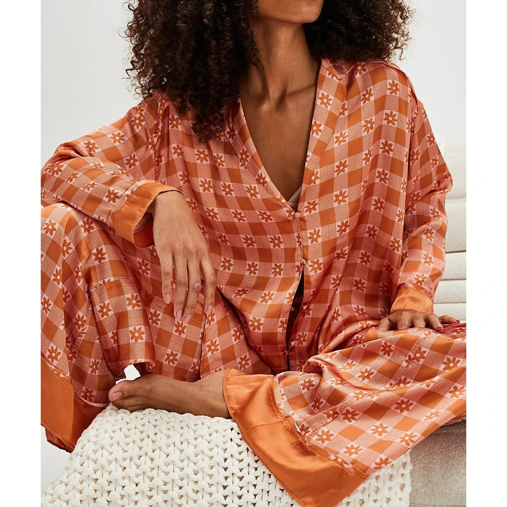 Silk Satin Pajamas Set for Women