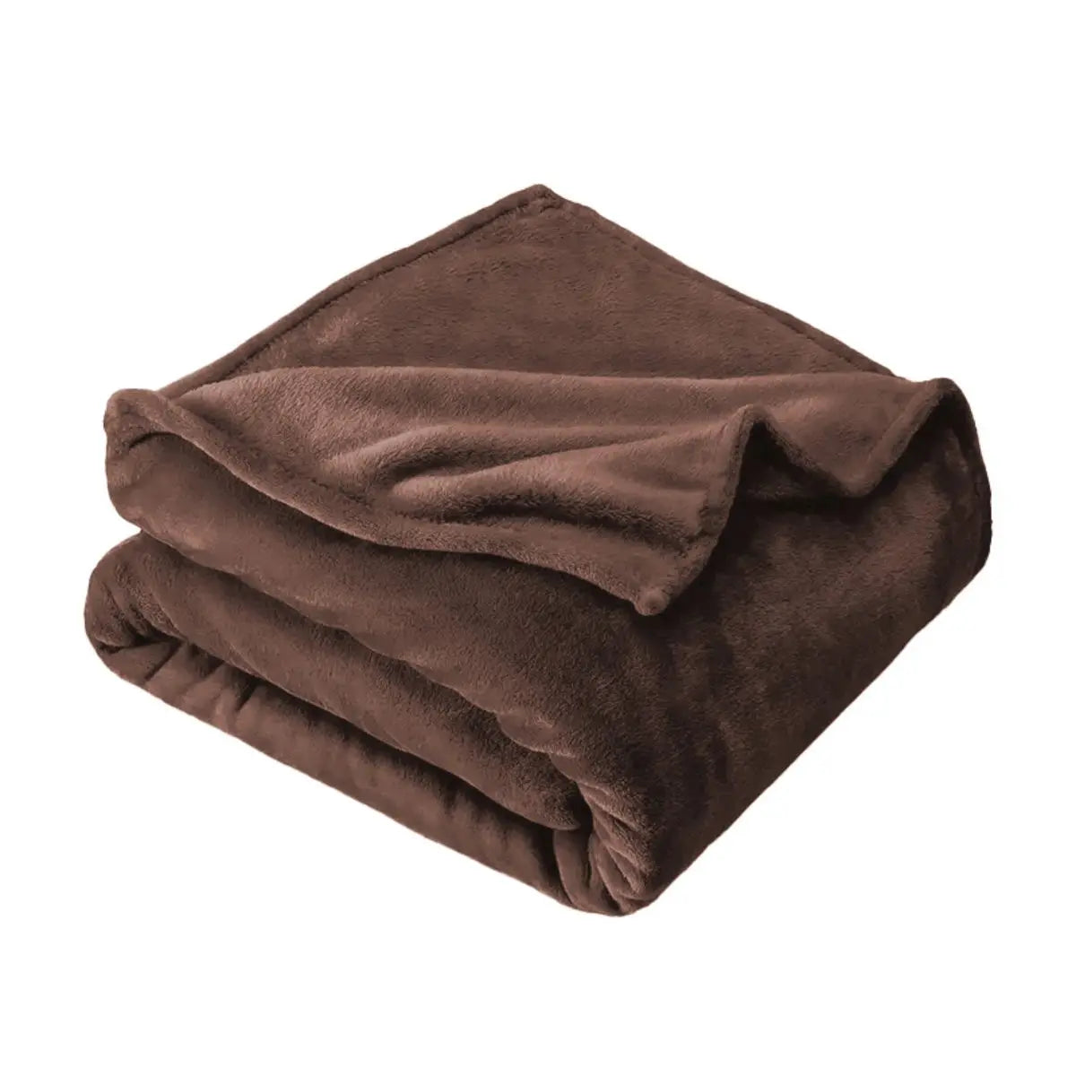 Pure color thick fleece blanket