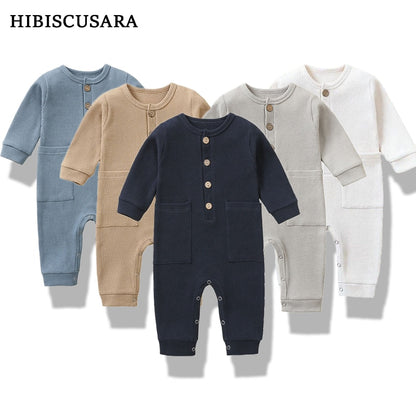 Spring Autumn Newborn Baby Cotton Pajamas