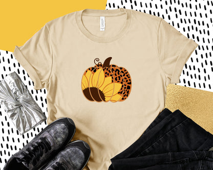 Fall Sunflower Pumpkin Tee