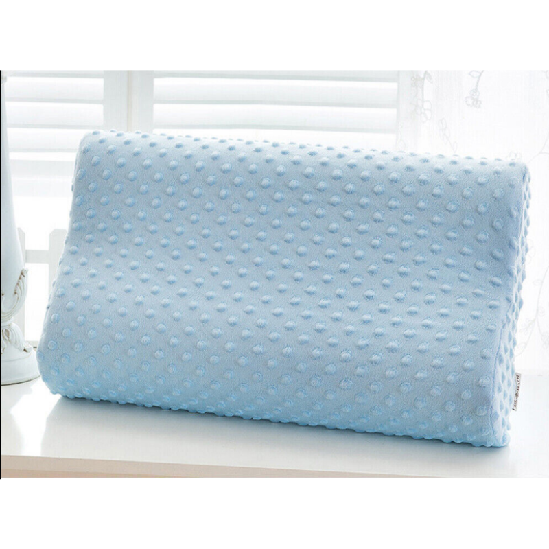 Contour Memory Foam Pillow with Orthopedic Head, Neck and Back Support