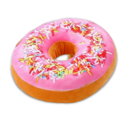 3D Donut Novelty Pillow