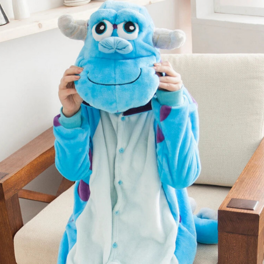 Kigurumi Blue Monster University Sulley Sullivan Onesies