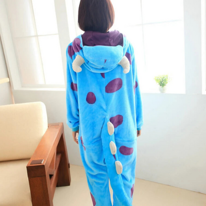 Kigurumi Blue Monster University Sulley Sullivan Onesies