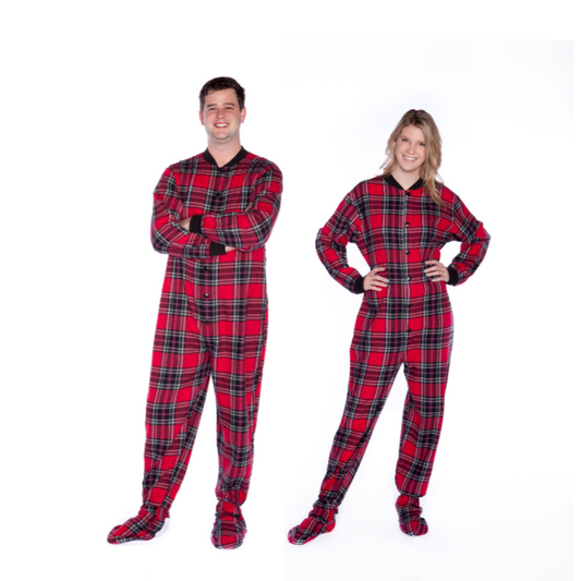 Adult Footed Onesie Pajamas