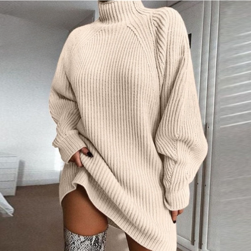 Oversized Knitted Sweater Dress