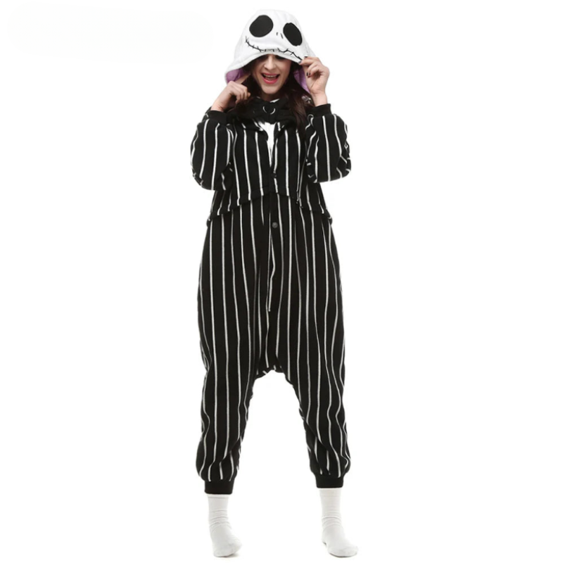 PAJAMASEA Unisex (145-200CM) Jack Skull Cosplay Onesie