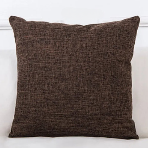 Solid Linen Sofa Throw Pillow Cover