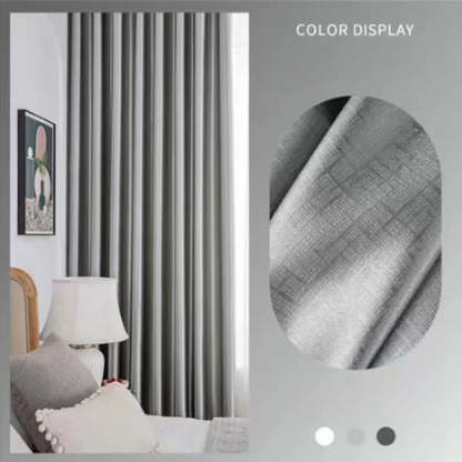 Bedroom Blackout Noise Cancelling Curtains - Modern Nordic Minimalist Living