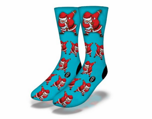 DABBING SANTA Funny Christmas Socks