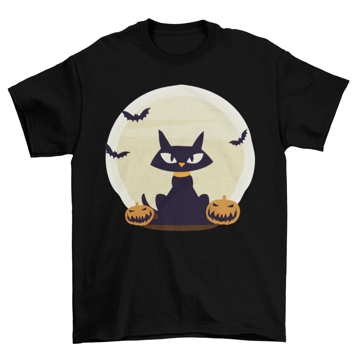 Black Cat Halloween T-shirt