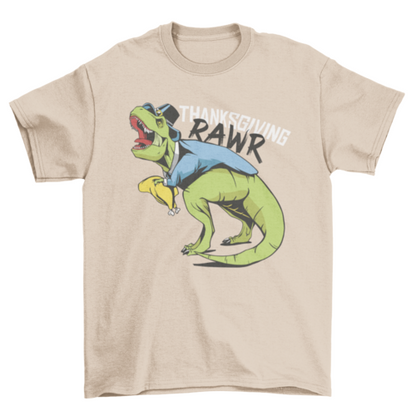 Thanksgiving Dinosaur T-shirt