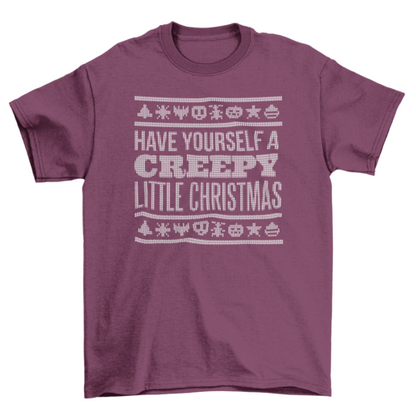 Creepy Ugly Christmas Sweater T-Shirt