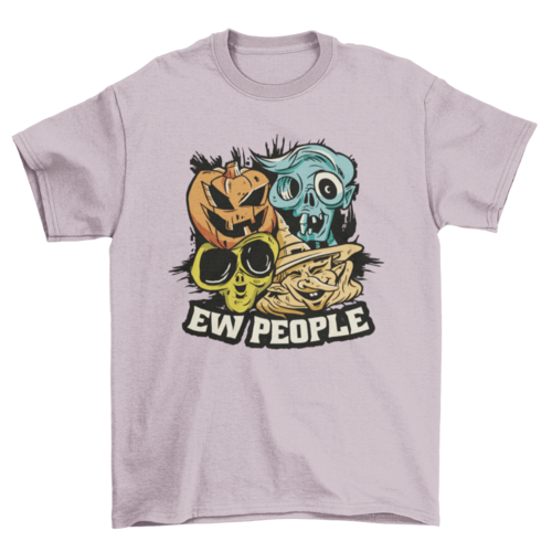 Halloween Monster Faces T-shirt