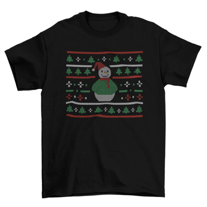 Snowman Ugly Christmas Sweater T-Shirt