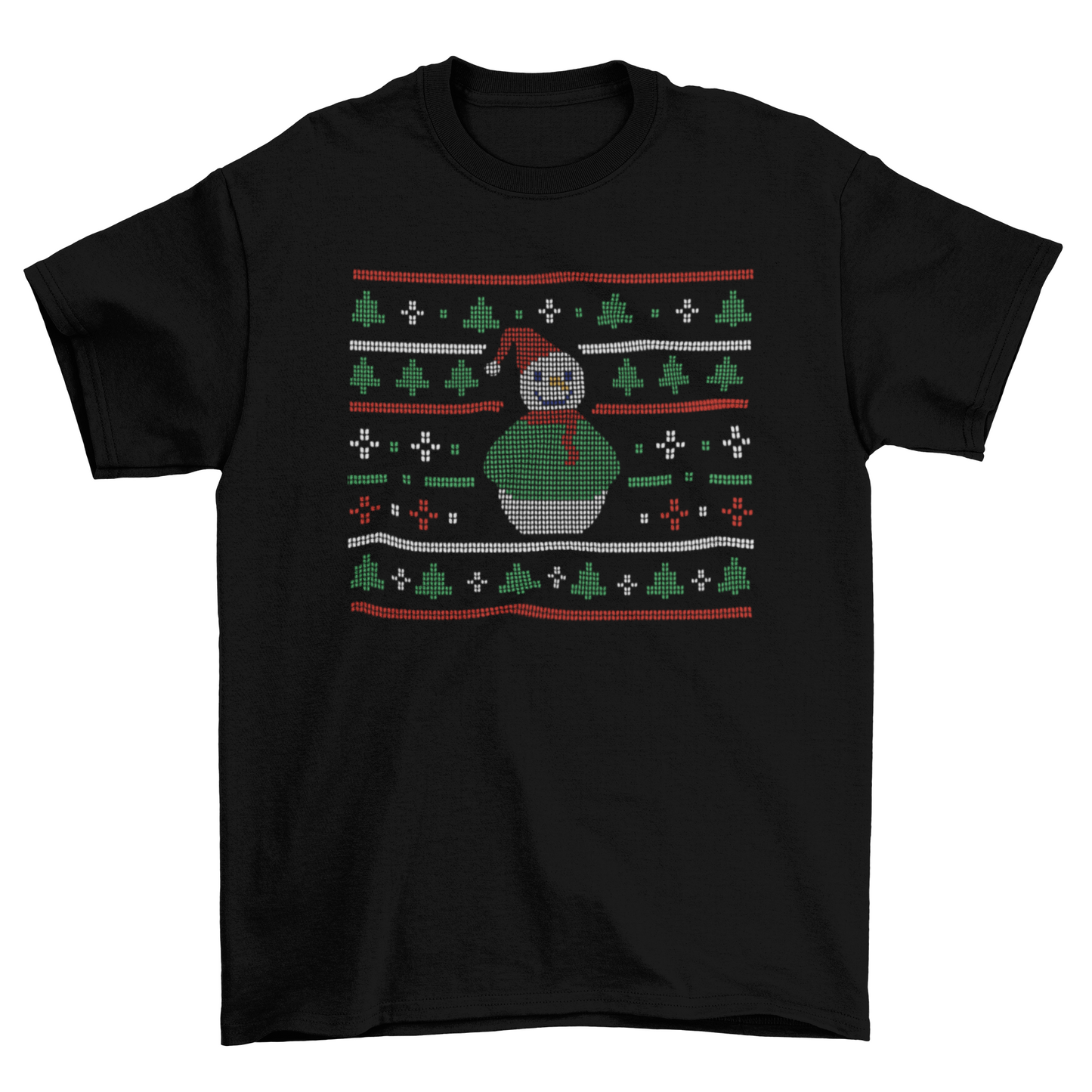 Snowman Ugly Christmas Sweater T-Shirt