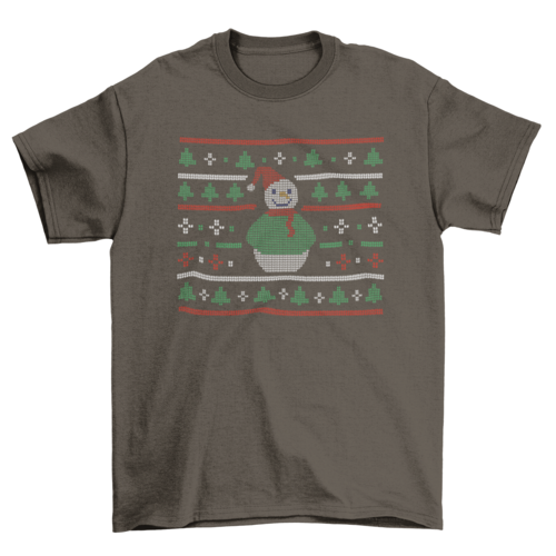 Snowman Ugly Christmas Sweater T-Shirt