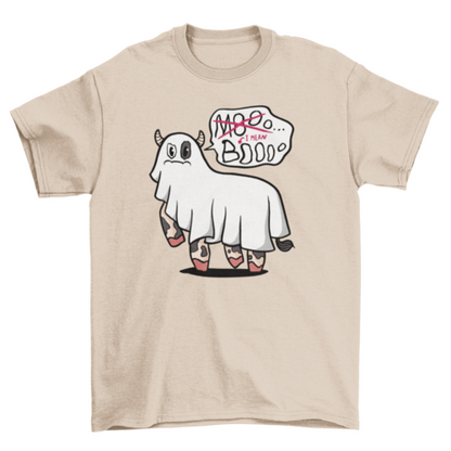 Ghost Cow Funny Halloween T-Shirt