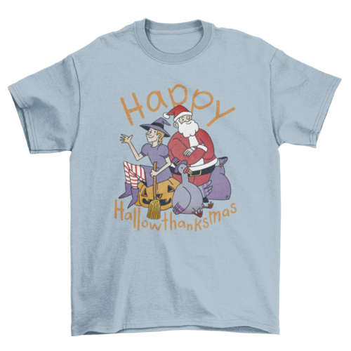 Happy Hallowthanksmas T-Shirt