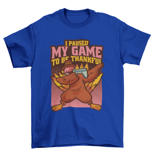 Gaming Turkey Thanksgiving T-Shirt