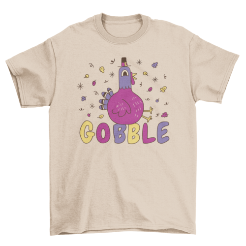 Thanksgiving Gobble Turkey T-Shirt