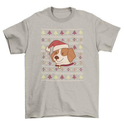 Ugly Christmas Sweater T-Shirt - Dog