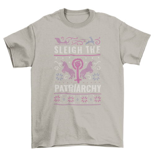 Feminist Ugly Christmas Sweater T-Shirt