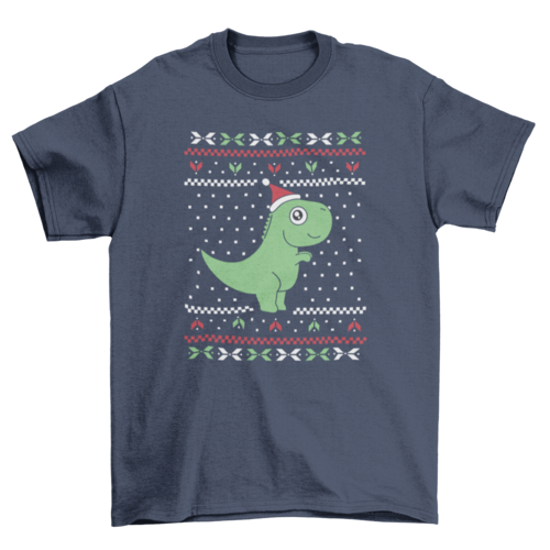 T-rex Ugly Sweater Christmas T-shirt