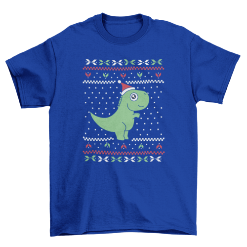 T-rex Ugly Sweater Christmas T-shirt