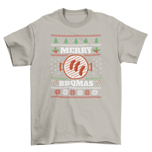 Merry BBQMas Ugly Christmas Sweater T-shirt