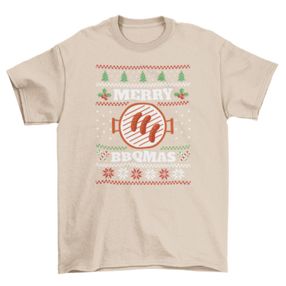 Merry BBQMas Ugly Christmas Sweater T-shirt