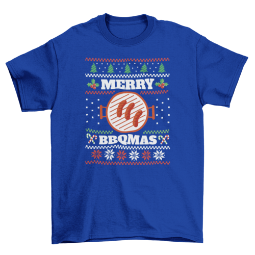 Merry BBQMas Ugly Christmas Sweater T-shirt