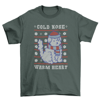 Cute Dog Ugly Christmas Sweater T-shirt