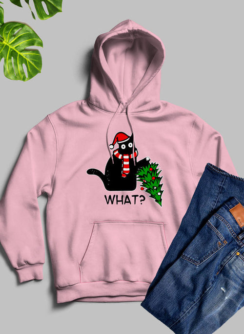 What? Cat Christmas Tree Hoodie