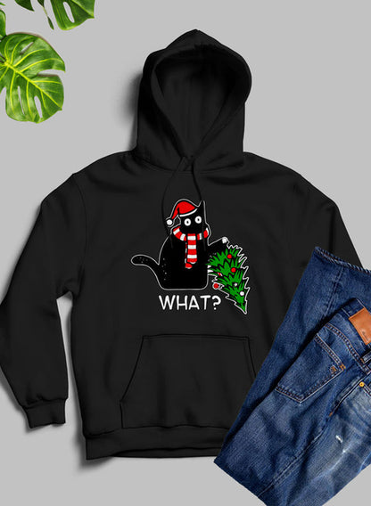 What? Cat Christmas Tree Hoodie