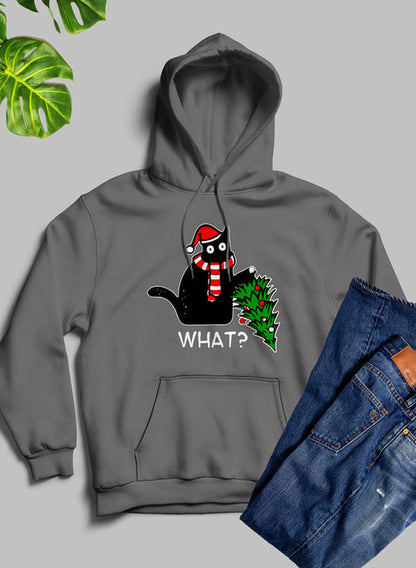 What? Cat Christmas Tree Hoodie