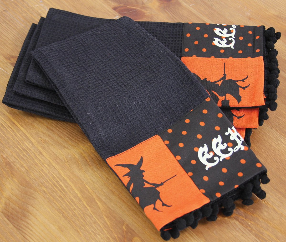 Halloween Patchwork Tea Towels